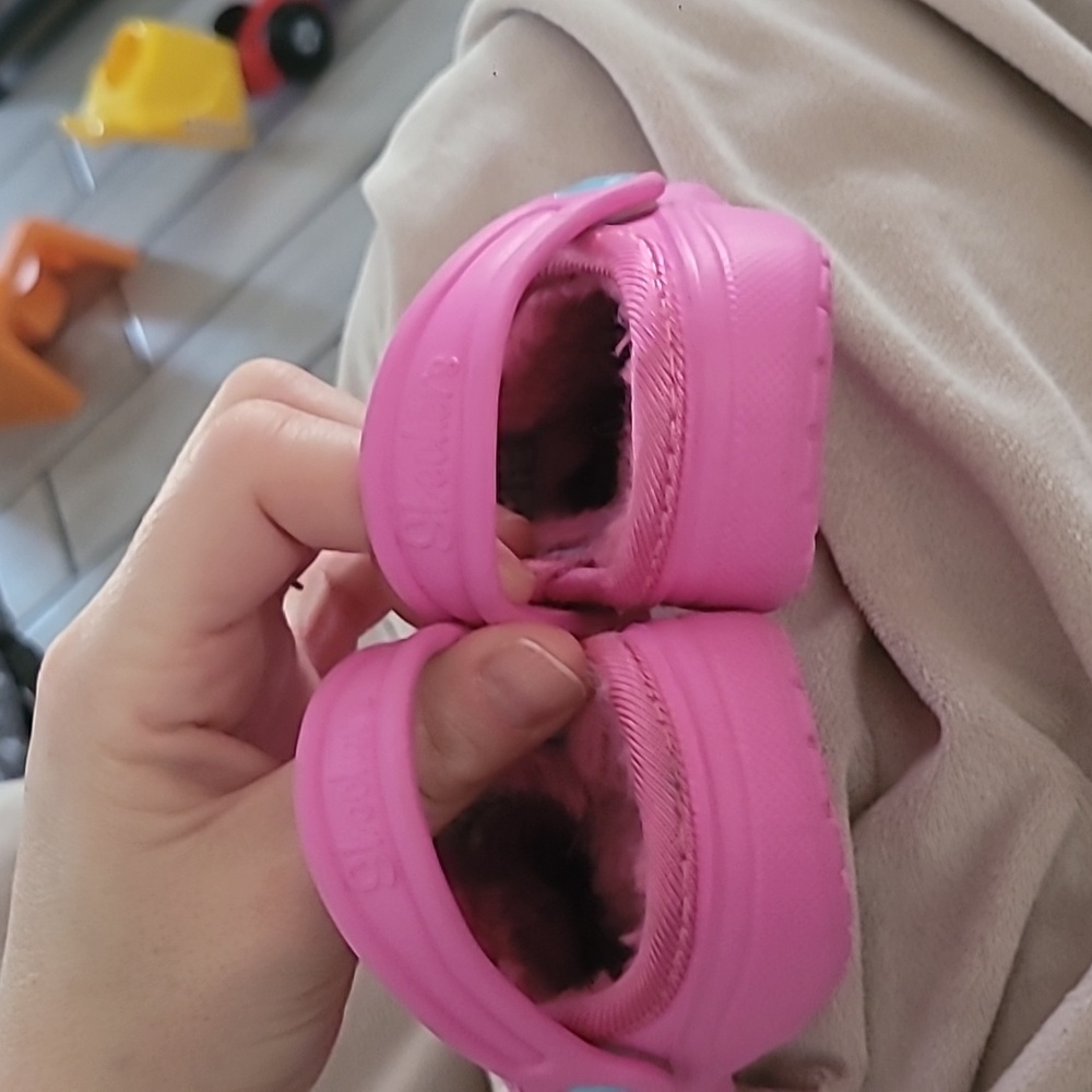 Skechers Toddler Girl's Pink Classic Lined Clog Sandal Size 5C Firm - Picture 4 of 6